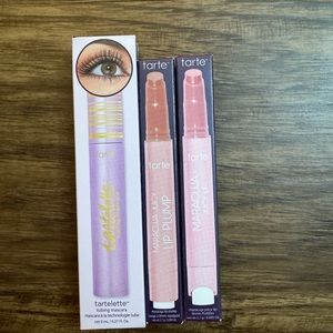 Tarte mascara and lipstick